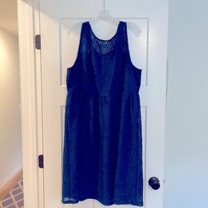 Navy Blue Plus size Dress